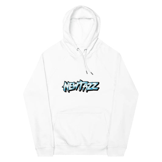 Newtazz | Sweat à capuche écologique Raglan Homme et Femme - Blue Vibes - NEWTAZZ